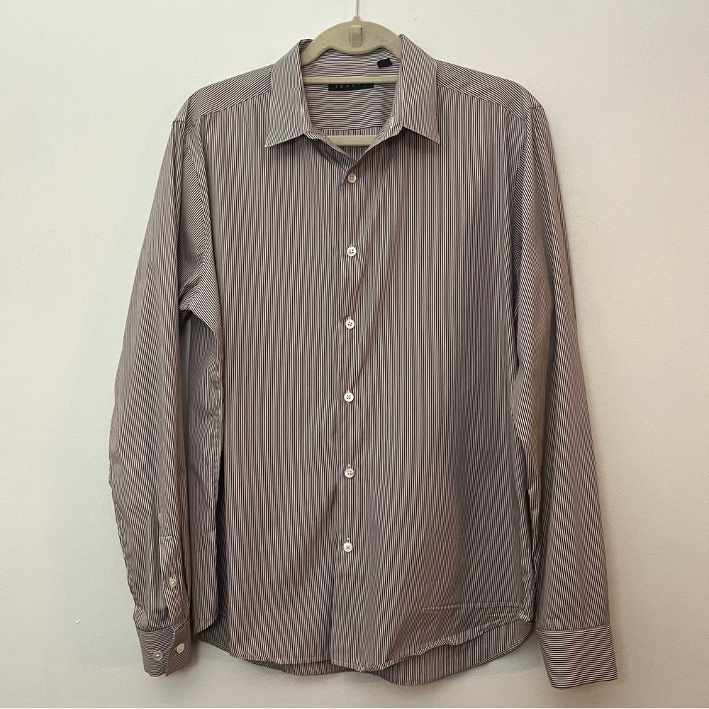 Theory Men's Dress Shirt in Gray